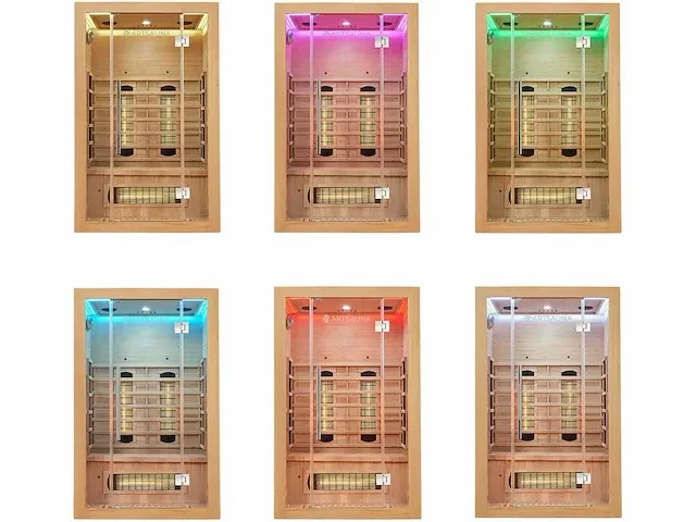 Infraroodcabine met 5 full spectrum spots - afbeelding 6 van  10