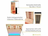 Infraroodcabine met full-spectrum verwarming - afbeelding 5 van  10