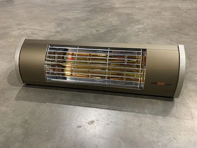 Infraroodverwarming - mat goud - 2000w - afbeelding 2 van  6