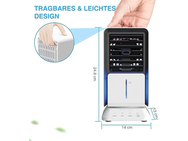 Infray mobiele airconditioner - afbeelding 4 van  5