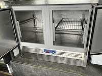 Infrico koelwerkbank rvs + extra rvs koeling + koelvitrine - afbeelding 10 van  15