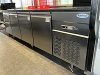 Infrico koelwerkbank rvs + extra rvs koeling + koelvitrine - afbeelding 2 van  15