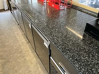 Infrico koelwerkbank rvs + extra rvs koeling + koelvitrine - afbeelding 8 van  15