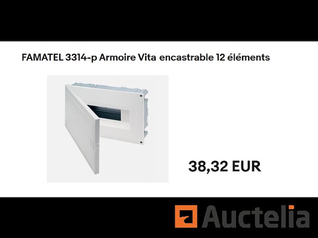 Ingebouwde zekeringkast met 12 elementen - afbeelding 1 van  1