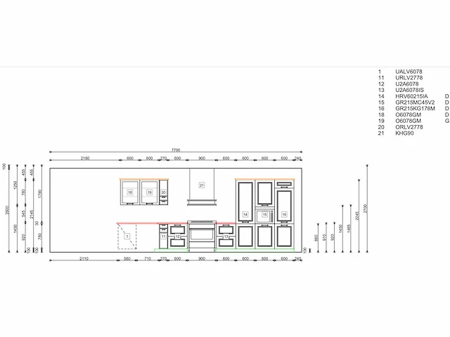 Ingerichte keuken uitgerust expo - afbeelding 25 van  34