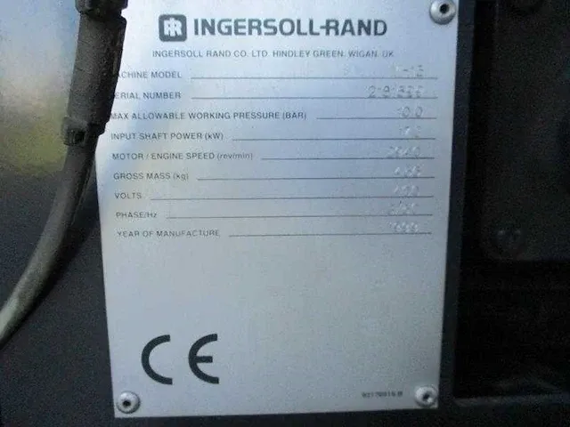 Ingersoll rand - mh15 - air compressors - afbeelding 5 van  13