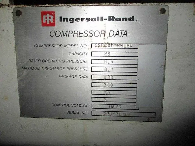 Ingersoll rand - ssr 2000 - air compressors - afbeelding 9 van  9