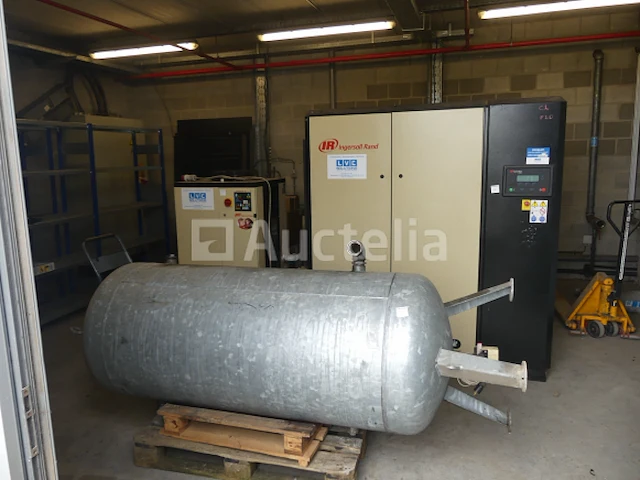 Ingersoll-rand nirvana n75 roterende compressor, ingersoll-rand d780in-a droger, tank, atlas copco luchtcompressor ga37vsd - afbeelding 12 van  32