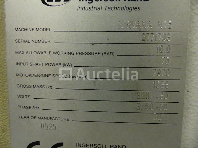 Ingersoll-rand nirvana n75 roterende compressor, ingersoll-rand d780in-a droger, tank, atlas copco luchtcompressor ga37vsd - afbeelding 29 van  32