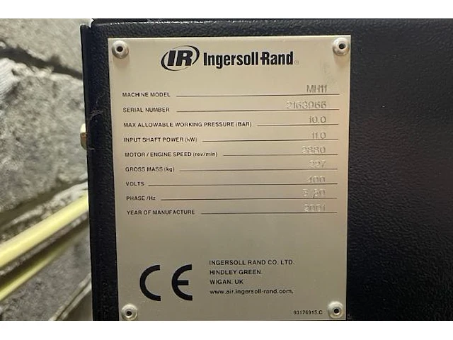 Ingersoll rand schroefcompressor - afbeelding 7 van  7