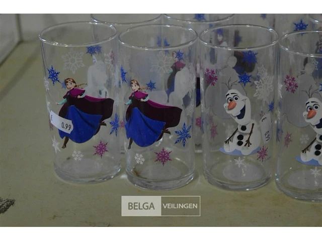 Inhoud bak ±60x frozen glazen - afbeelding 4 van  4