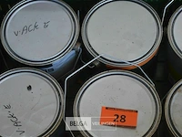 Inhoud bak diverse soorten verf - afbeelding 2 van  2