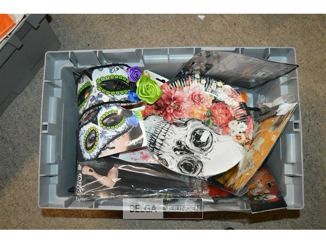 Inhoud bak partij div halloween deco - afbeelding 1 van  5
