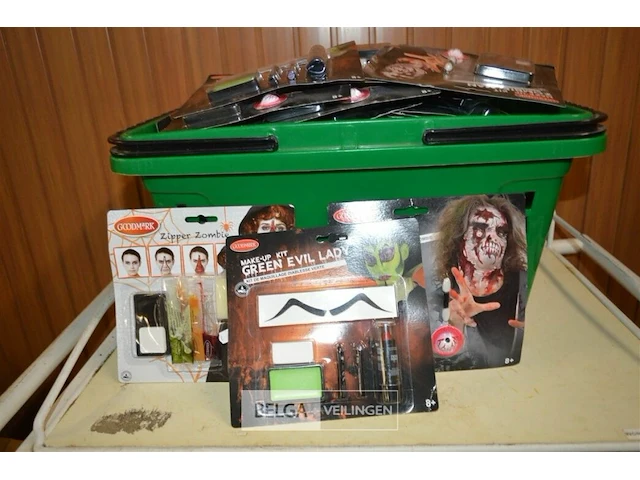 Inhoud bak partij div halloween make up - afbeelding 1 van  5
