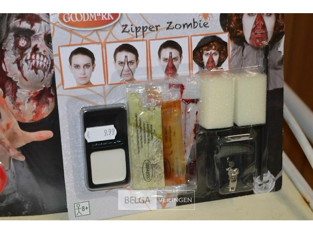 Inhoud bak partij div halloween make up - afbeelding 4 van  5