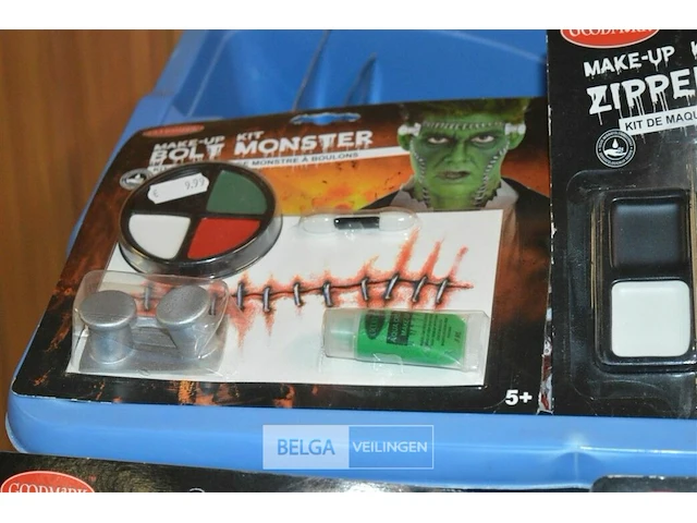 Inhoud bak partij div halloween make up - afbeelding 5 van  5