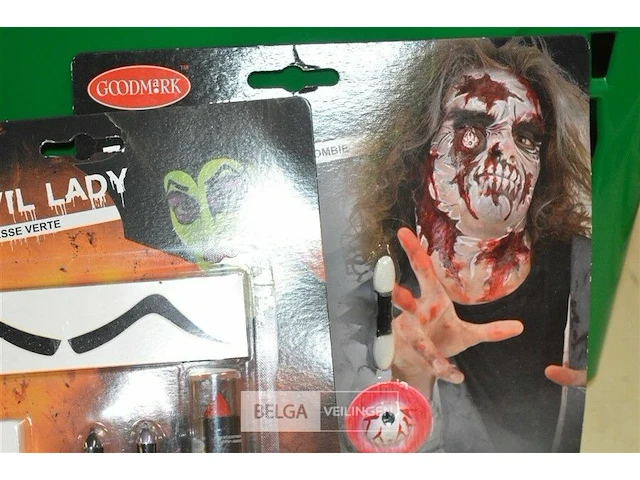 Inhoud bak partij div halloween make up - afbeelding 3 van  5