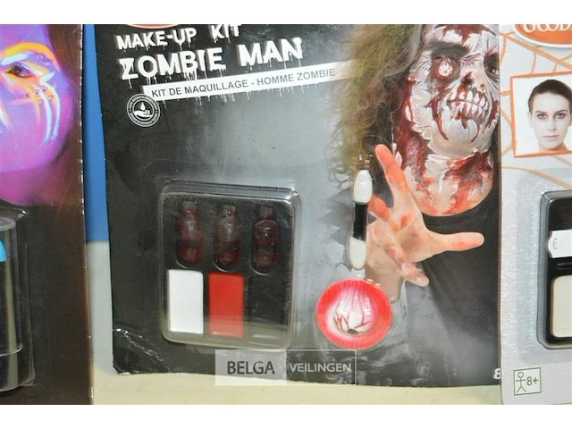 Inhoud bak partij div halloween make up - afbeelding 3 van  5