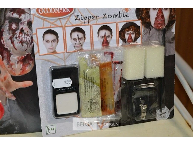 Inhoud bak partij div halloween make up - afbeelding 4 van  5