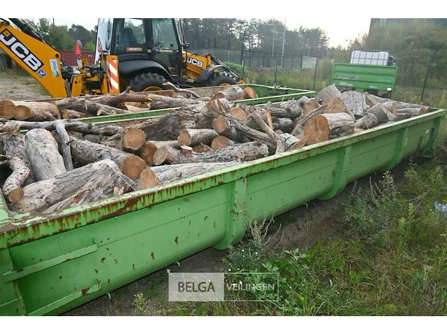 Inhoud container stookhout. - afbeelding 3 van  5