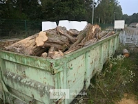 Inhoud container stookhout. - afbeelding 1 van  5