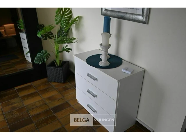 Inhoud gang - kast 4 lades 2x spiegel-decoratie-kastje 3 lades - afbeelding 3 van  8
