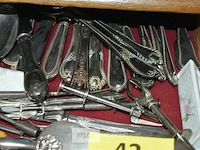 Inhoud lade zilverwerk - afbeelding 4 van  5