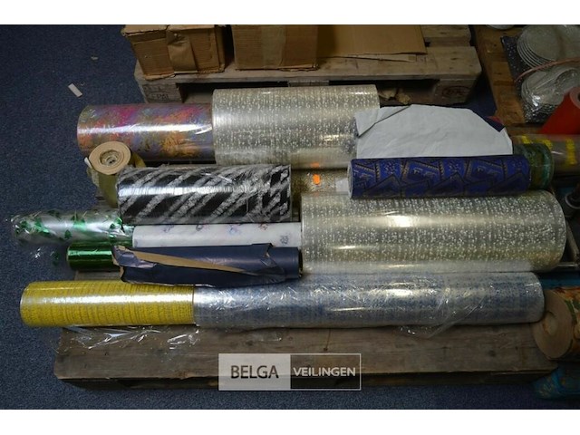 Inhoud pallet div inpakmaterialen - afbeelding 1 van  5