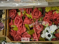 Inhoud pallet partij deco bloemen - afbeelding 3 van  7