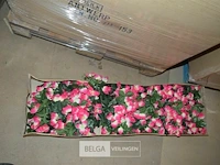 Inhoud pallet partij plastic bloemen in potjes - afbeelding 4 van  4