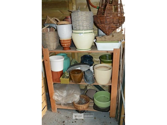 Inhoud rek div bloembakken - afbeelding 2 van  6