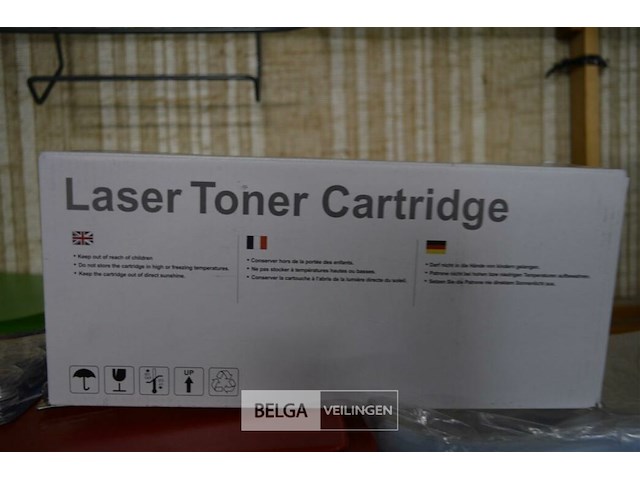 Inhoud rek partij div kantoorbenodigdheden + opblaasbare stoel - afbeelding 3 van  3