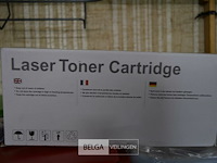 Inhoud rek partij div kantoorbenodigdheden + opblaasbare stoel - afbeelding 3 van  3