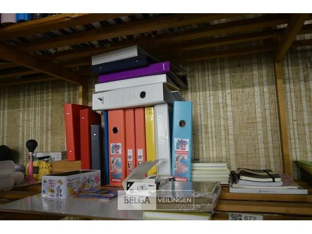 Inhoud rek partij div kantoorbenodigdheden - afbeelding 1 van  5