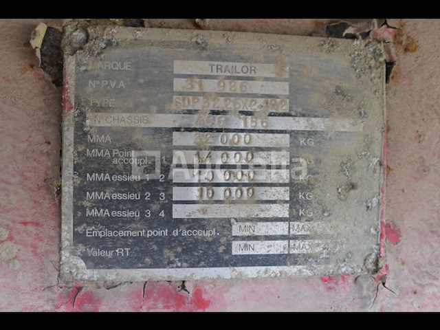 Inhoud van de oplegger en trailor sdp3226x2122 - afbeelding 2 van  10