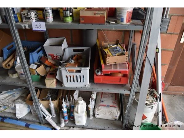 Inhoud van de stelling wo. bevestigingsmateriaal, siliconen, enz. - afbeelding 2 van  6