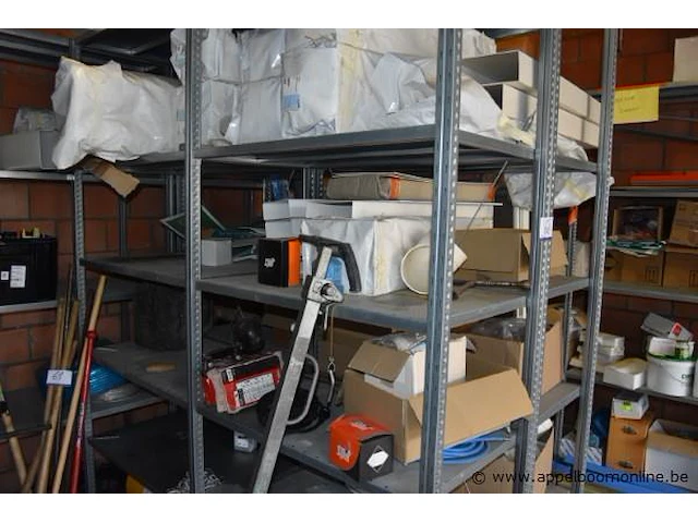 Inhoud van de stelling wo. elektrakabel, werkmaterialen, enz - afbeelding 2 van  4