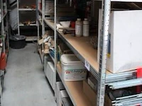 Inhoud van het rek wo. diverse gyproc benodigdheden - afbeelding 1 van  8