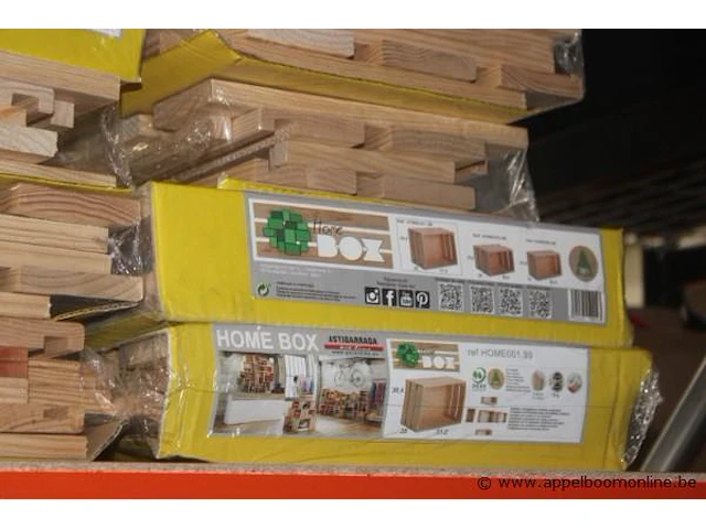 Inhoud van het schab wo. houten kistjes - afbeelding 2 van  3