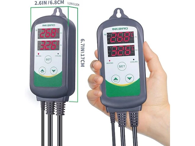 Inkbird digitale wifi thermostaat - afbeelding 4 van  6