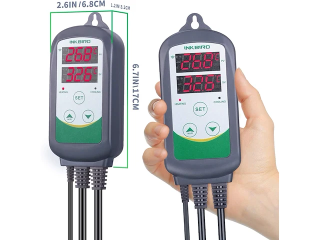 Inkbird digitale wifi thermostaat - afbeelding 4 van  7