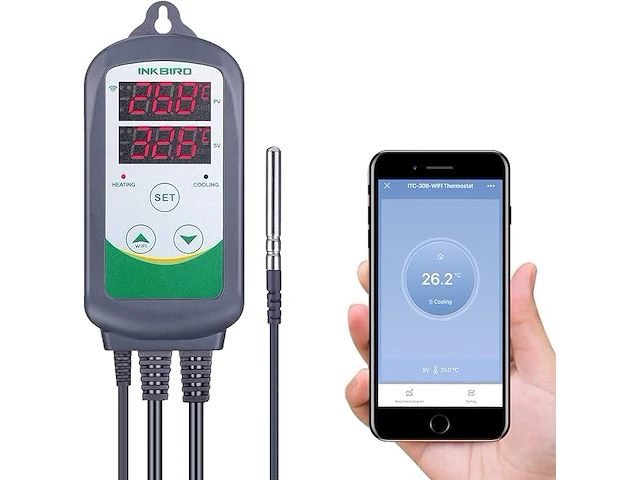 Inkbird digitale wifi thermostaat - afbeelding 1 van  4