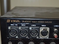 Inkel pa4000 public address amplifier - afbeelding 6 van  7