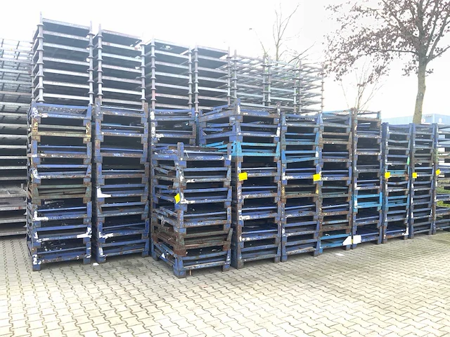 Inklapbare gitterbox 1230x820x970mm (4x) - afbeelding 5 van  13