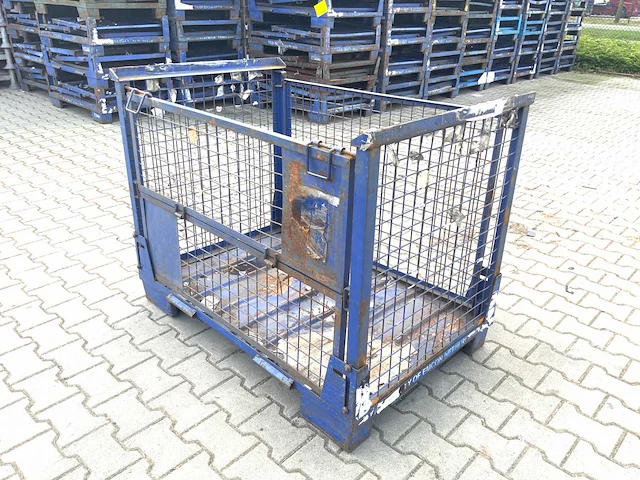 Inklapbare gitterbox 1230x820x970mm (4x) - afbeelding 6 van  13