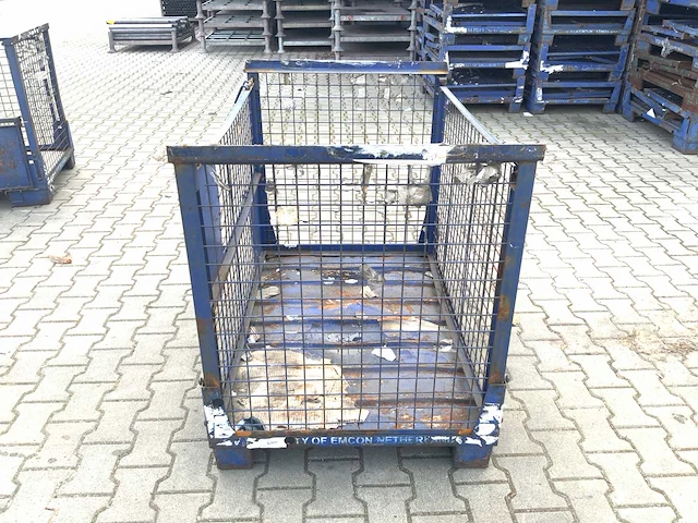 Inklapbare gitterbox 1230x820x970mm (4x) - afbeelding 10 van  13