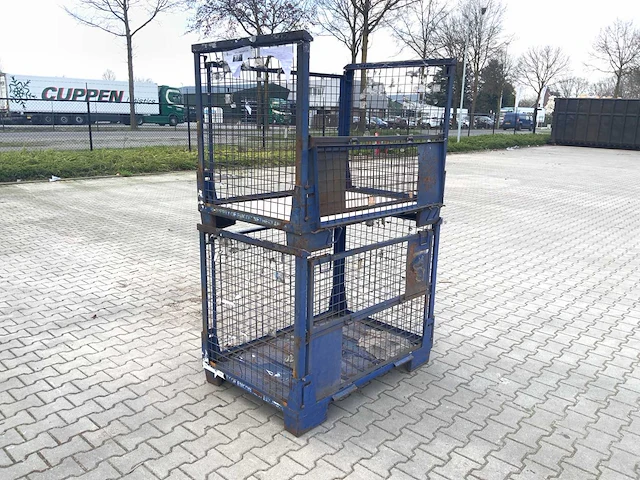 Inklapbare gitterbox 1230x820x970mm (4x) - afbeelding 12 van  13