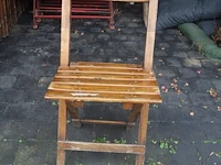 Inklapbare houten terras/café-meubels - afbeelding 2 van  7