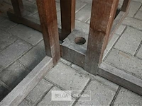 Inklapbare houten tuintafel - afbeelding 6 van  8
