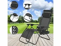 Inklapbare tuinstoelen, met bijzettafel - afbeelding 5 van  6